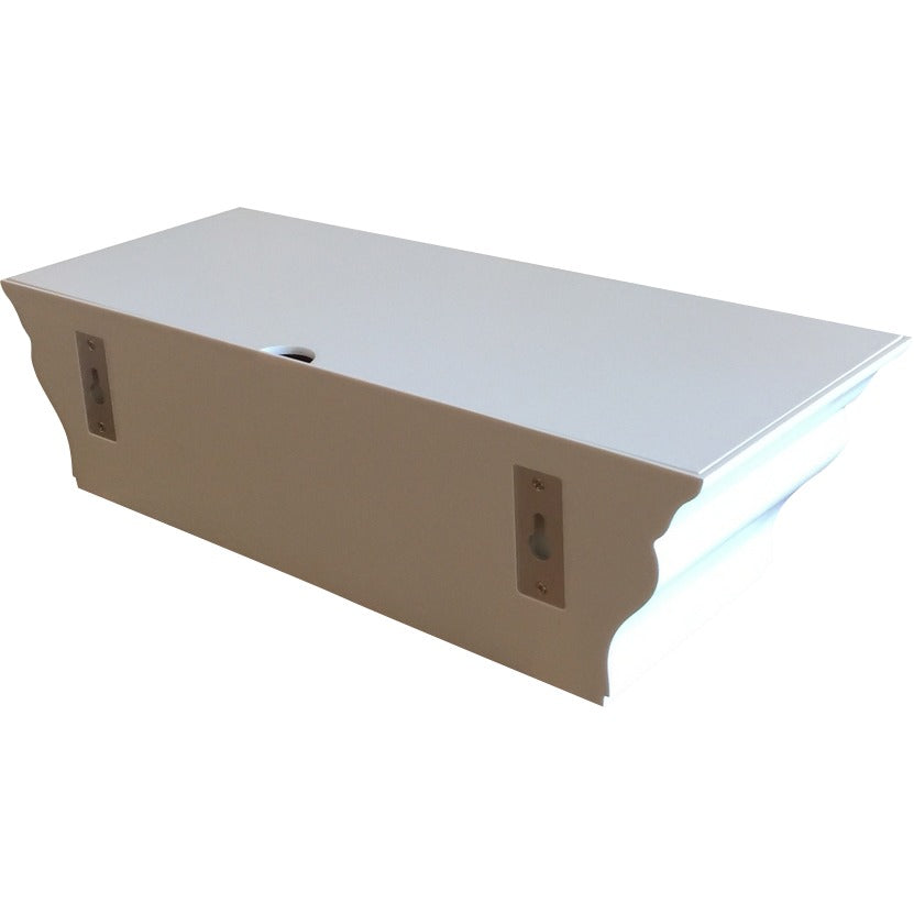 HealthyShelf M-Fold Towel Dispenser Wall Mount White - HealthyShelf