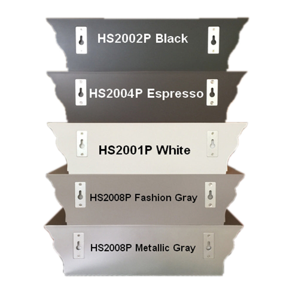 HealthyShelf Paper Towel Dispenser Wall Mount Shelf Espresso - HealthyShelf