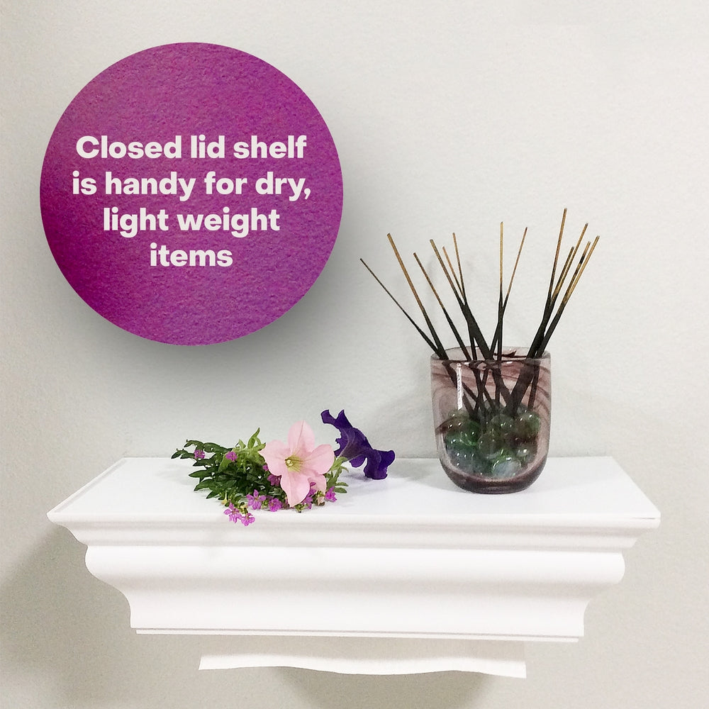 HealthyShelf M-Fold Towel Dispenser Wall Mount White - HealthyShelf