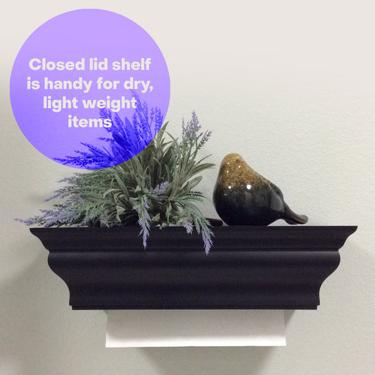 HealthyShelf Wall Mount M-Fold Paper Towel Dispenser Black - HealthyShelf