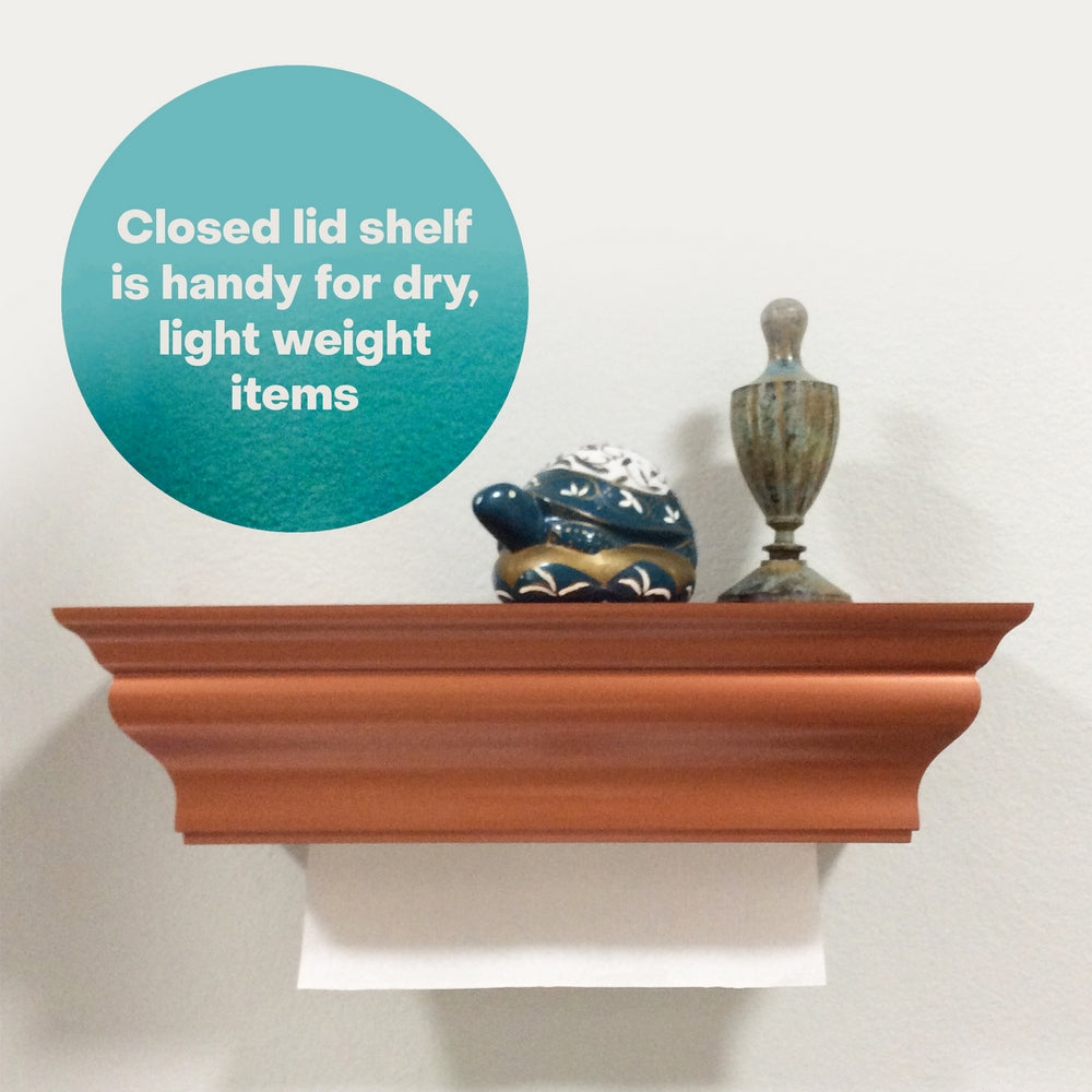 HealthyShelf Paper Towel Dispenser Shelf CopperGlow - HealthyShelf