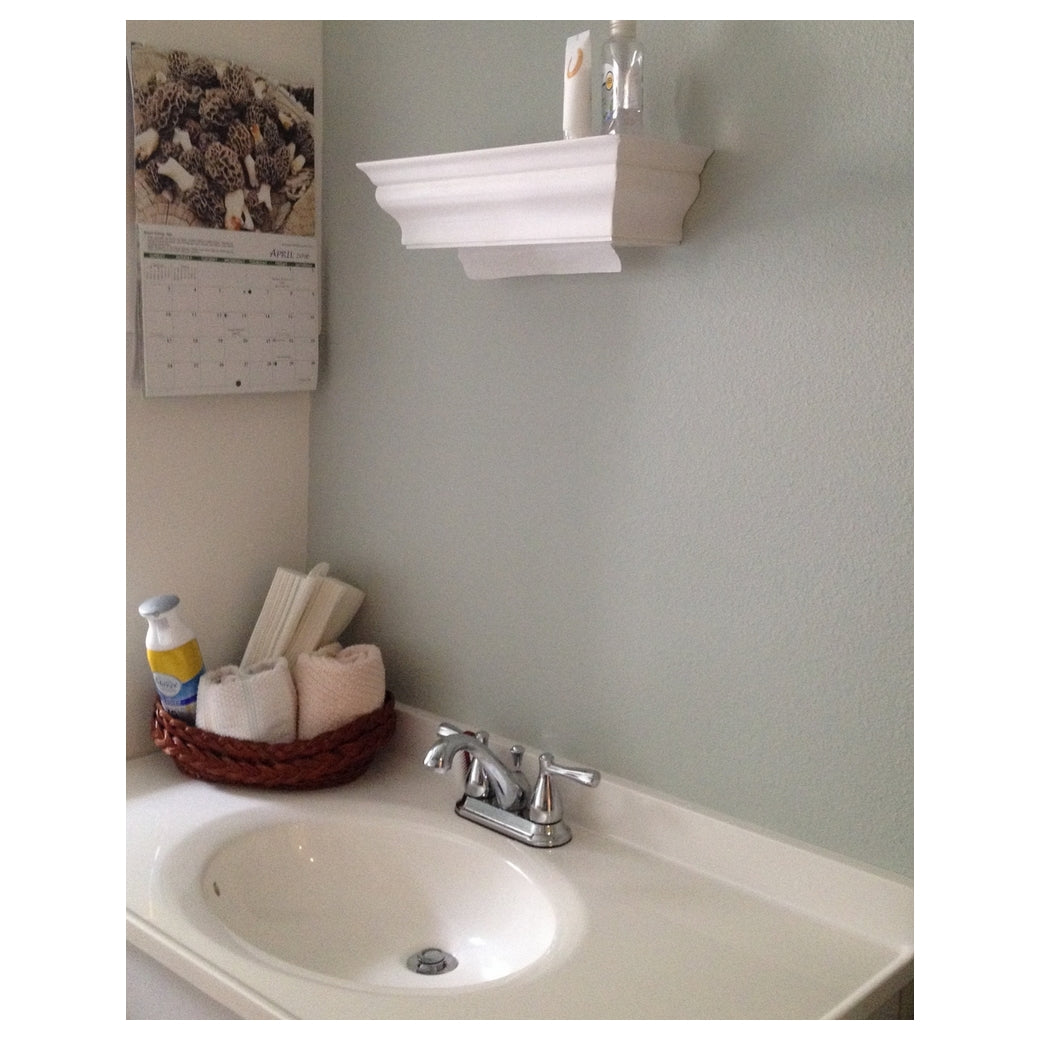 HealthyShelf M-Fold Towel Dispenser Wall Mount White - HealthyShelf