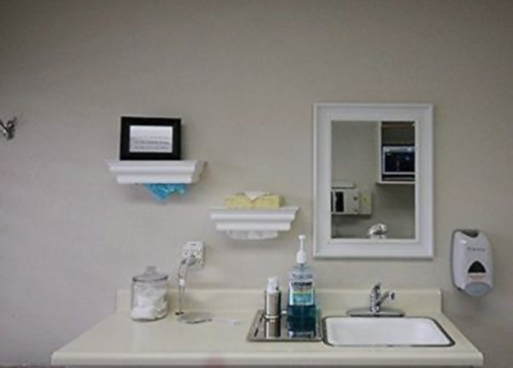HealthyShelf M-Fold Towel Dispenser Wall Mount White - HealthyShelf