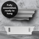 HealthyShelf M-Fold Towel Dispenser Wall Mount White - HealthyShelf